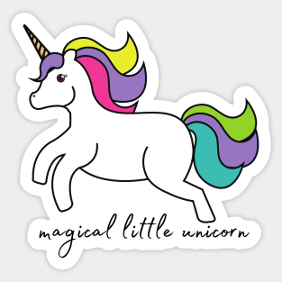 Magical Little Unicorn Sticker